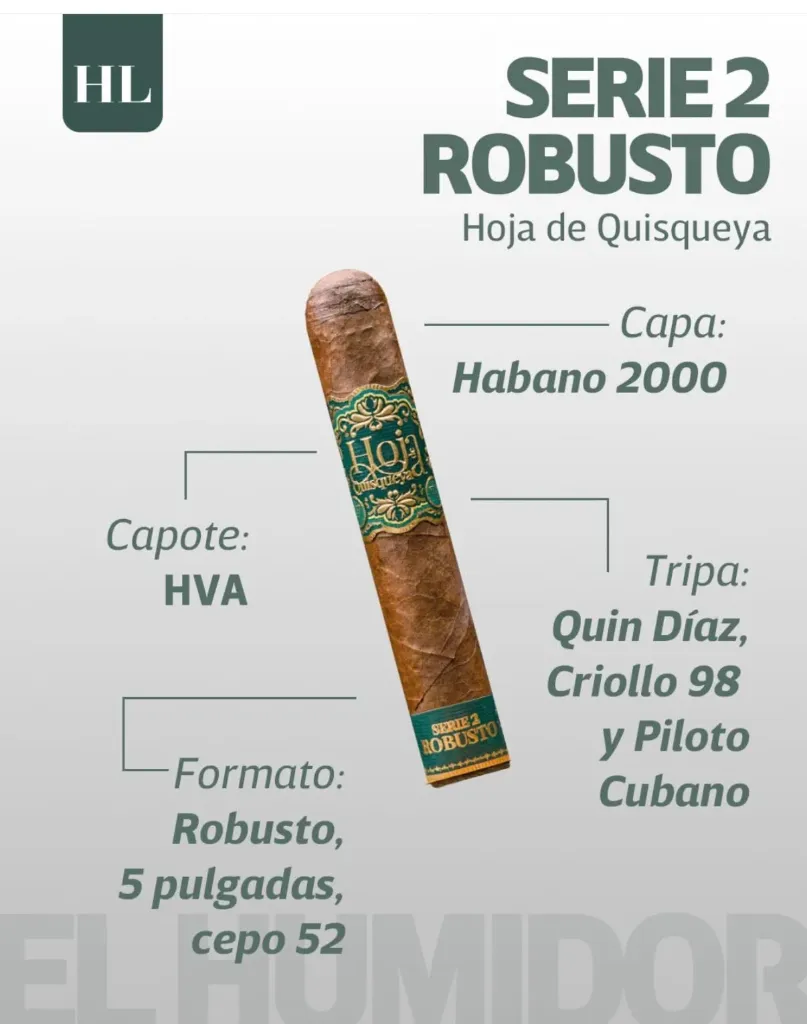 Hoja de Quisqueya Serie 2 Robusto