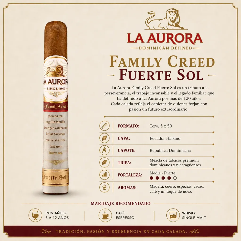 La Aur. Fam/Creed Fuerte Sol Robusto